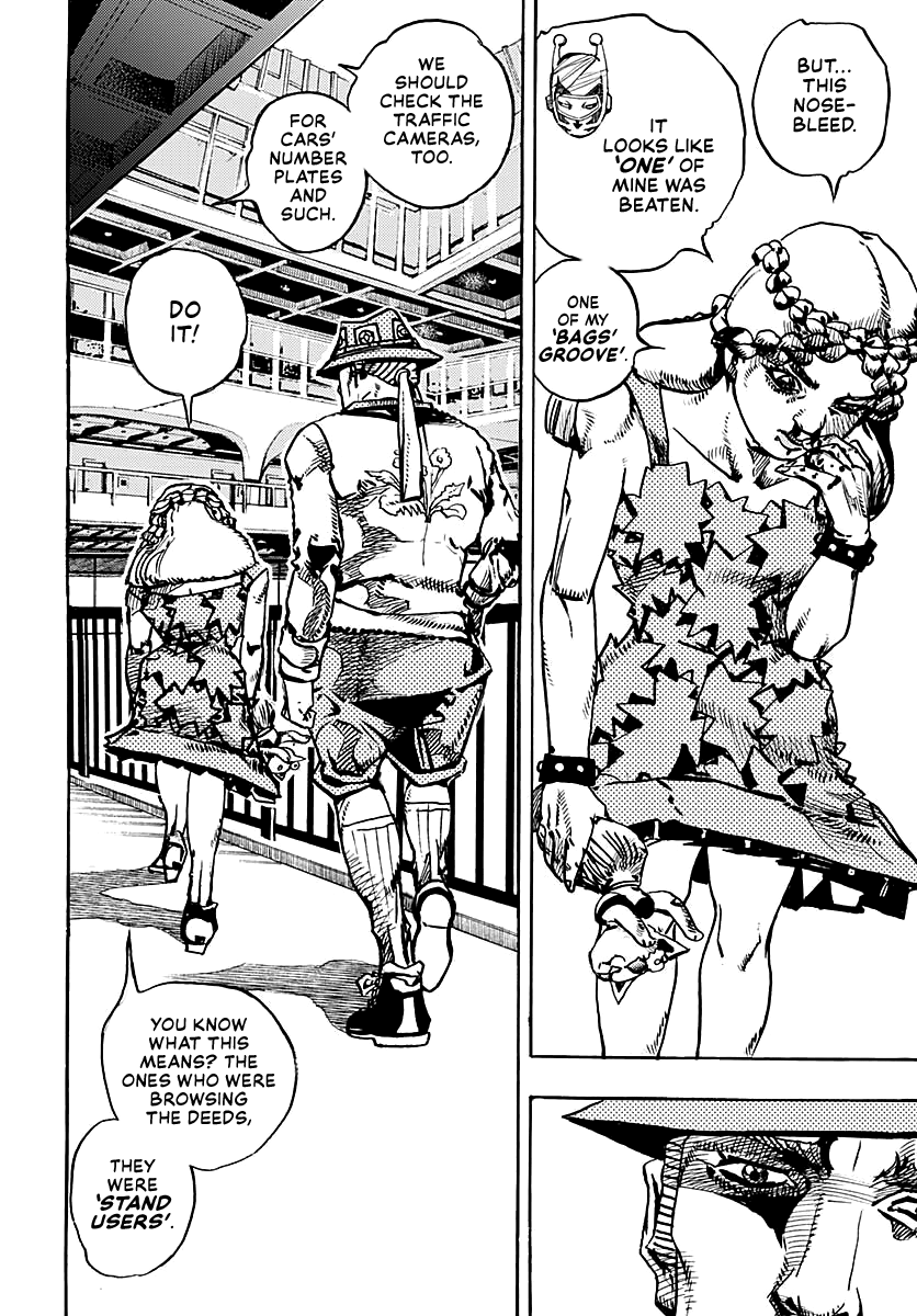 JoJo's Bizarre Adventure Part 9 - The JOJOLands Chapter 16 page 30 - Chapter 16: That Girl's Bags' Groove Part 1