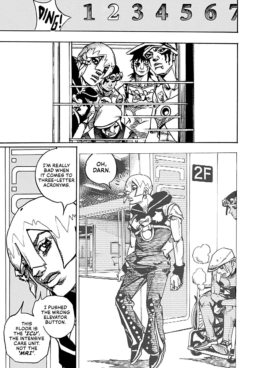 JoJo's Bizarre Adventure Part 9 - The JOJOLands Chapter 16 page 31 - Chapter 16: That Girl's Bags' Groove Part 1