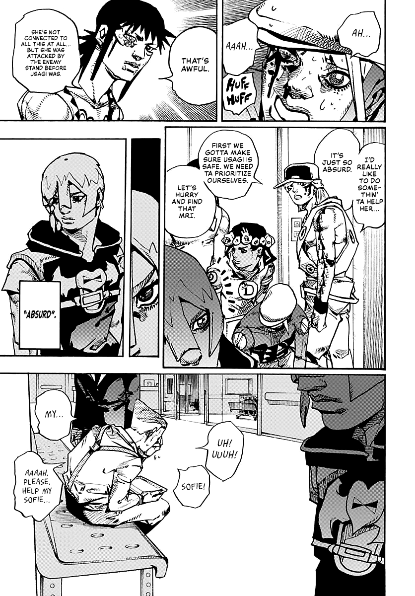 JoJo's Bizarre Adventure Part 9 - The JOJOLands Chapter 16 page 33 - Chapter 16: That Girl's Bags' Groove Part 1