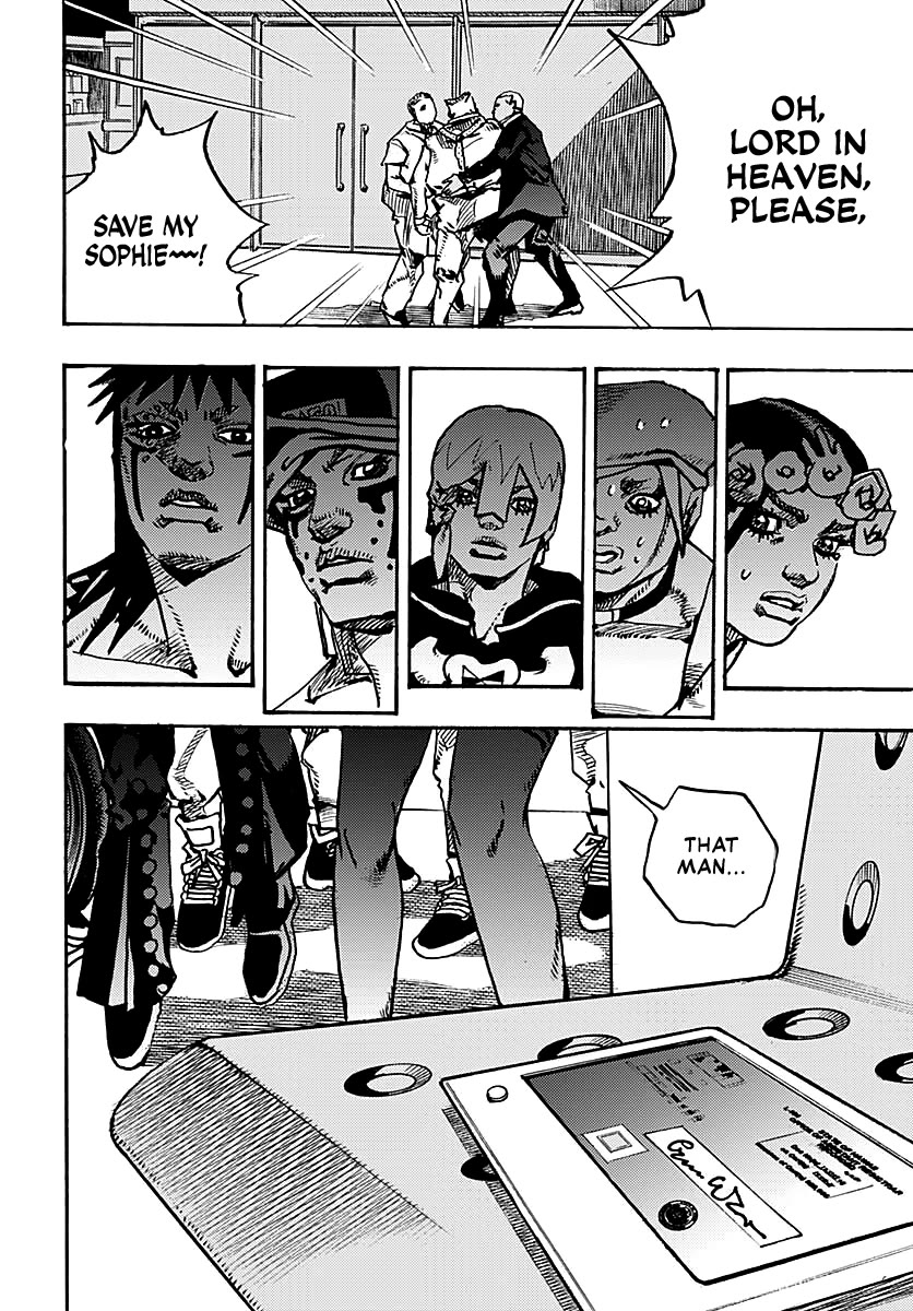 JoJo's Bizarre Adventure Part 9 - The JOJOLands Chapter 16 page 38 - Chapter 16: That Girl's Bags' Groove Part 1