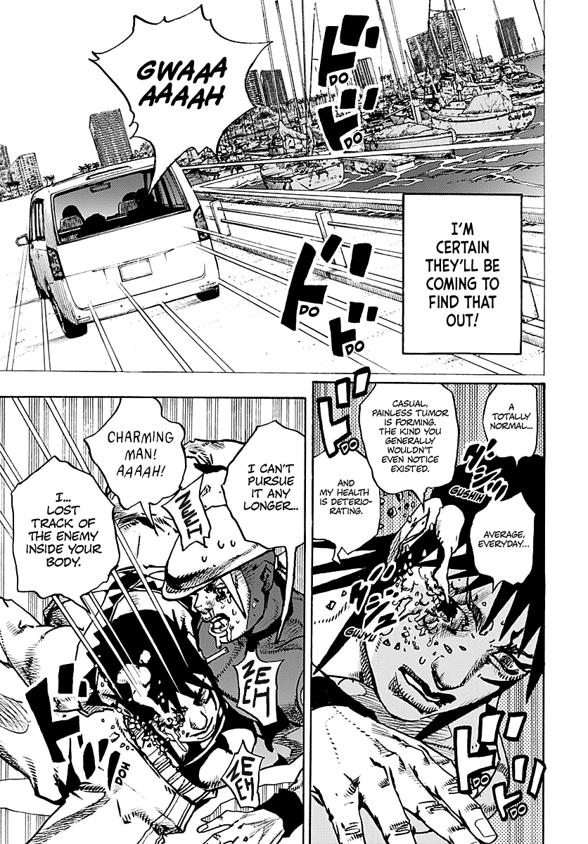 JoJo's Bizarre Adventure Part 9 - The JOJOLands Chapter 16 page 4 - Chapter 16: That Girl's Bags' Groove Part 1