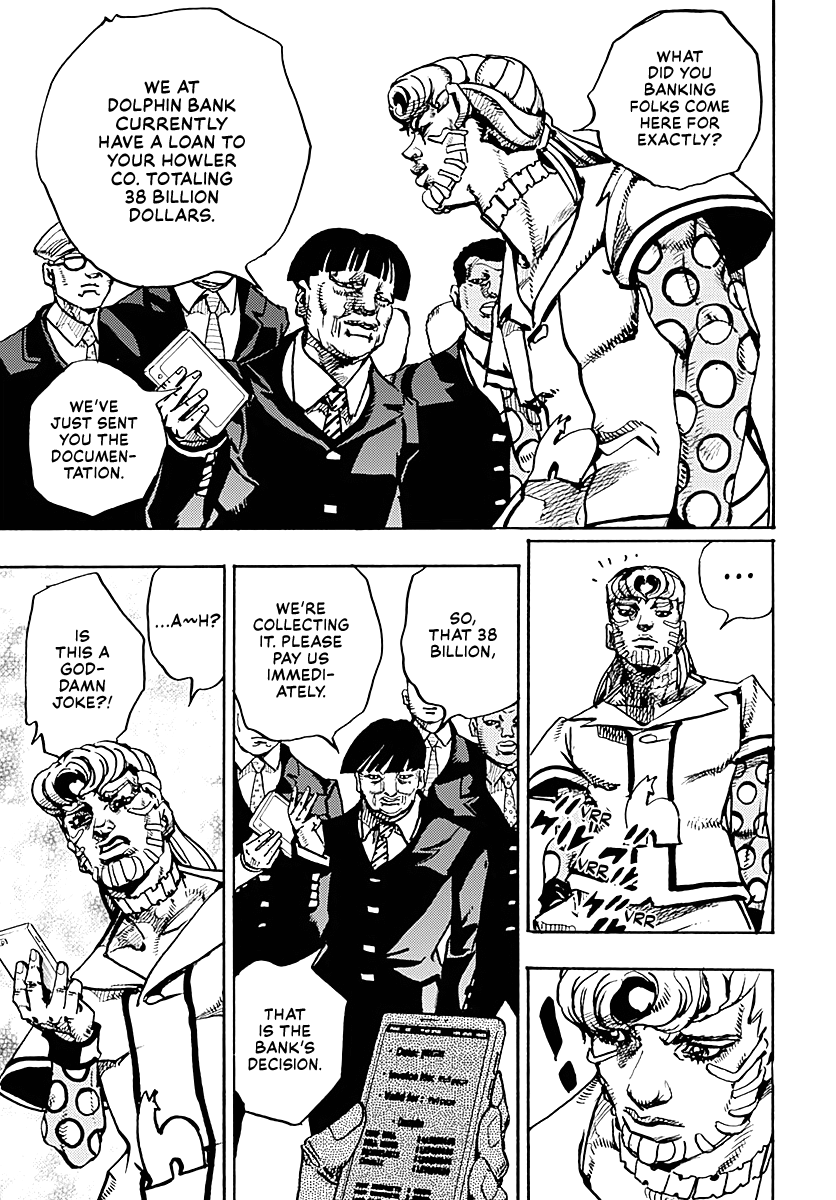 JoJo's Bizarre Adventure Part 9 - The JOJOLands Chapter 17 page 10 - Chapter 17: That Girl's Bags' Groove Part 2
