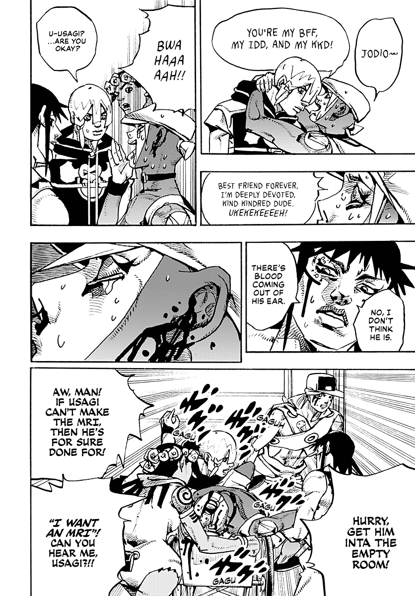 JoJo's Bizarre Adventure Part 9 - The JOJOLands Chapter 17 page 27 - Chapter 17: That Girl's Bags' Groove Part 2