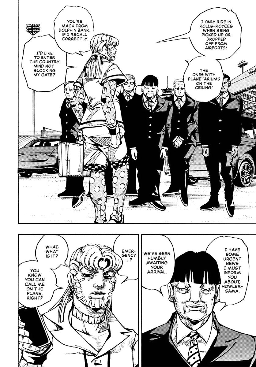 JoJo's Bizarre Adventure Part 9 - The JOJOLands Chapter 17 page 7 - Chapter 17: That Girl's Bags' Groove Part 2