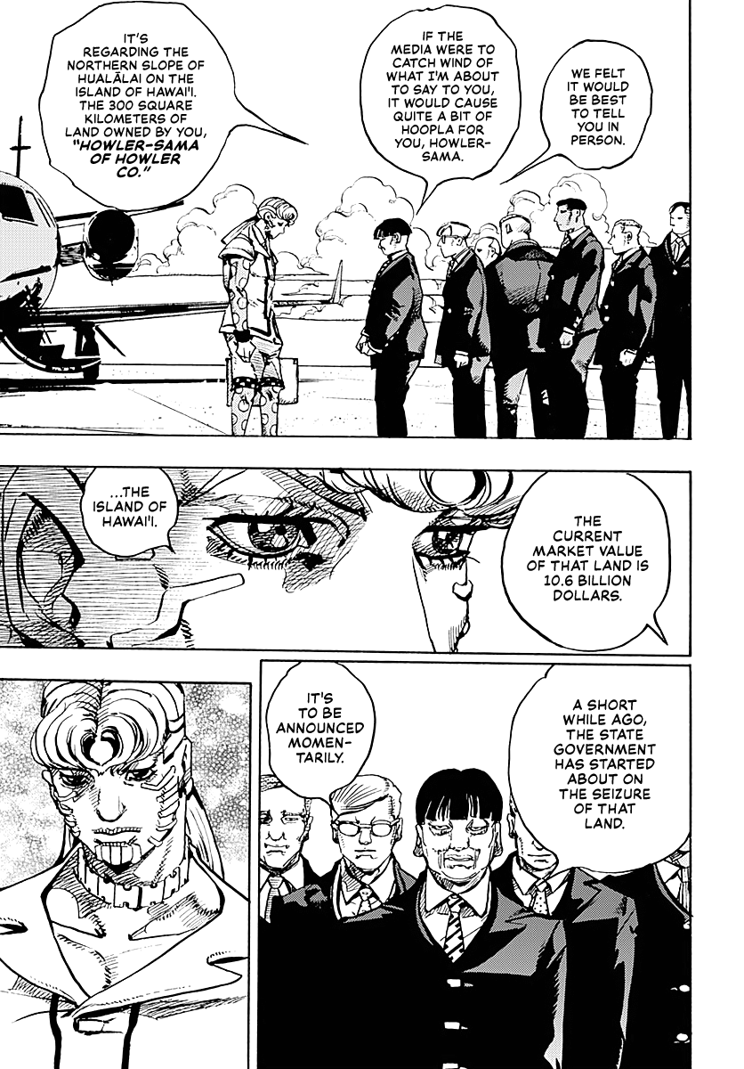JoJo's Bizarre Adventure Part 9 - The JOJOLands Chapter 17 page 8 - Chapter 17: That Girl's Bags' Groove Part 2