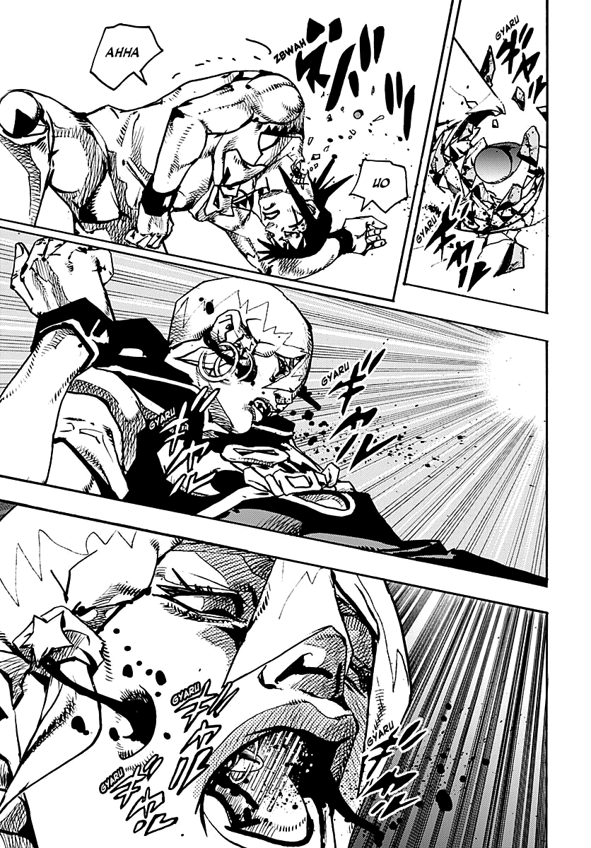 JoJo's Bizarre Adventure Part 9 - The JOJOLands Chapter 18 page 11 - Chapter 18: That Girl's Bags' Groove Part 3