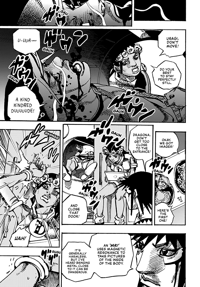 JoJo's Bizarre Adventure Part 9 - The JOJOLands Chapter 18 page 19 - Chapter 18: That Girl's Bags' Groove Part 3