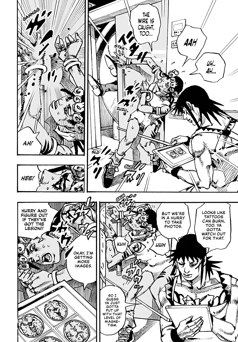 JoJo's Bizarre Adventure Part 9 - The JOJOLands Chapter 18 page 20 - Chapter 18: That Girl's Bags' Groove Part 3