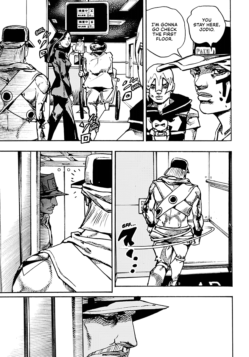 JoJo's Bizarre Adventure Part 9 - The JOJOLands Chapter 18 page 23 - Chapter 18: That Girl's Bags' Groove Part 3