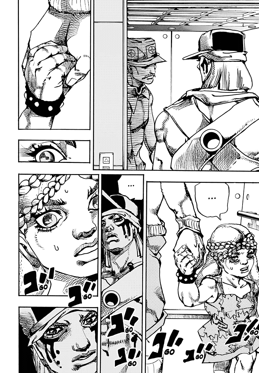 JoJo's Bizarre Adventure Part 9 - The JOJOLands Chapter 18 page 24 - Chapter 18: That Girl's Bags' Groove Part 3