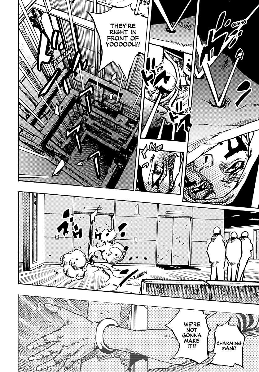 JoJo's Bizarre Adventure Part 9 - The JOJOLands Chapter 18 page 32 - Chapter 18: That Girl's Bags' Groove Part 3
