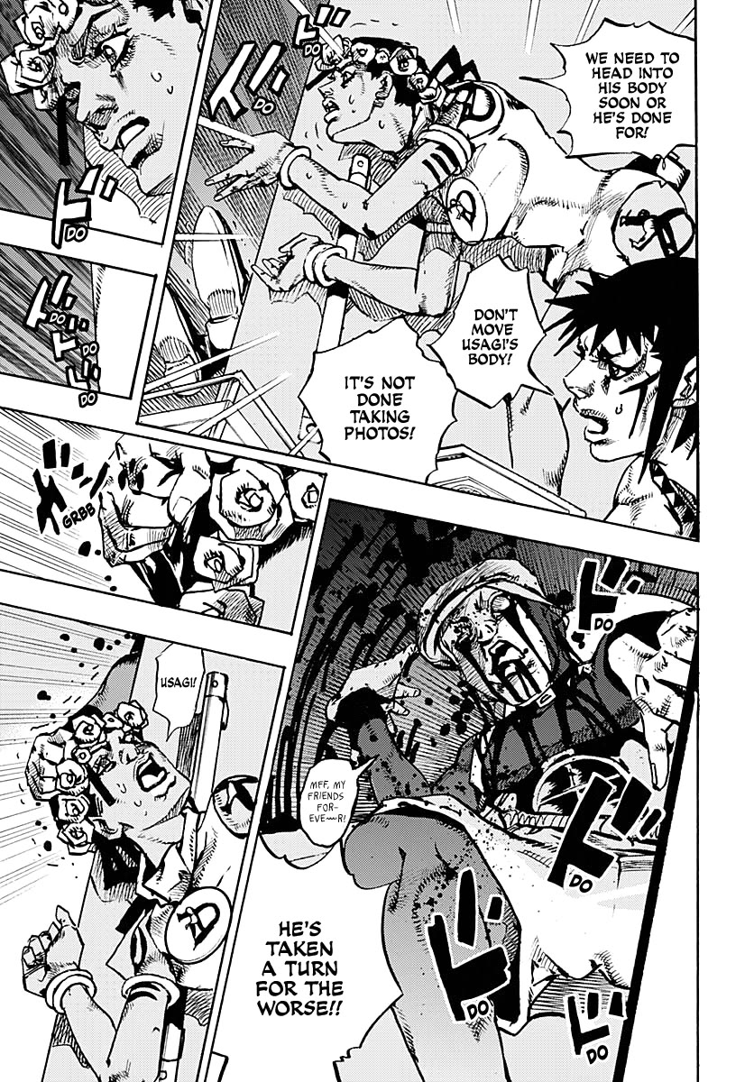 JoJo's Bizarre Adventure Part 9 - The JOJOLands Chapter 18 page 33 - Chapter 18: That Girl's Bags' Groove Part 3