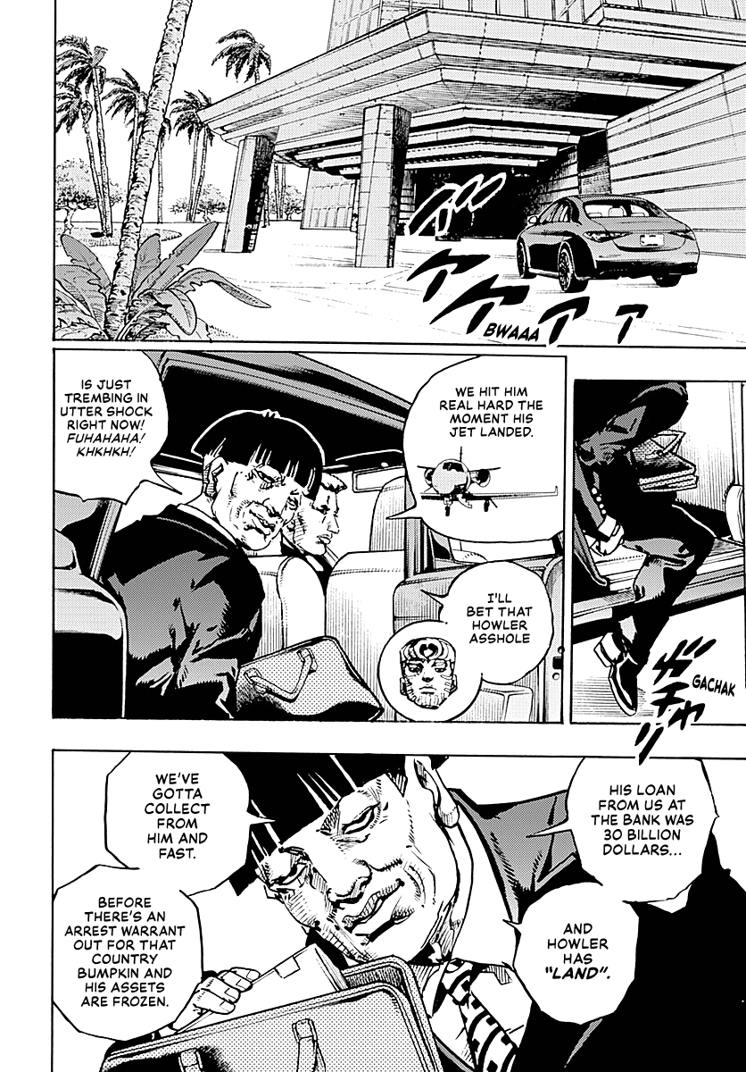 JoJo's Bizarre Adventure Part 9 - The JOJOLands Chapter 18 page 34 - Chapter 18: That Girl's Bags' Groove Part 3