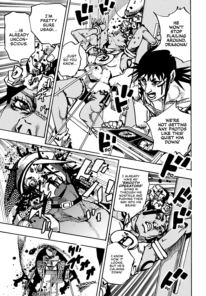 JoJo's Bizarre Adventure Part 9 - The JOJOLands Chapter 19 page 12 - Chapter 19: Glory Days Part 1
