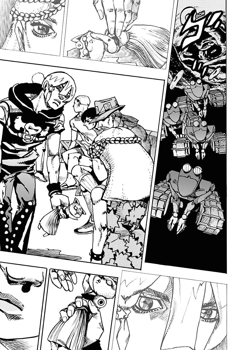 JoJo's Bizarre Adventure Part 9 - The JOJOLands Chapter 19 page 14 - Chapter 19: Glory Days Part 1