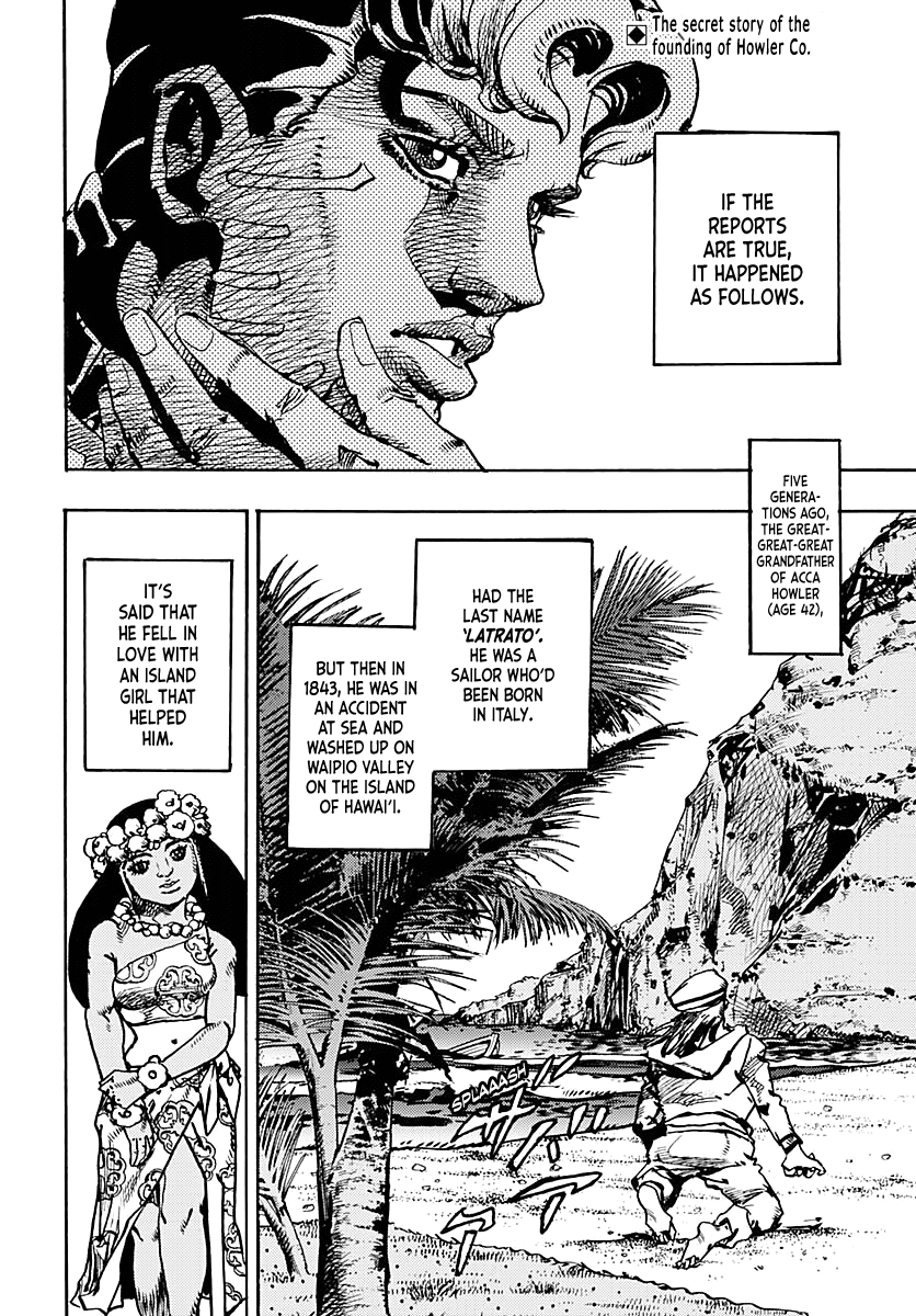 JoJo's Bizarre Adventure Part 9 - The JOJOLands Chapter 19 page 2 - Chapter 19: Glory Days Part 1