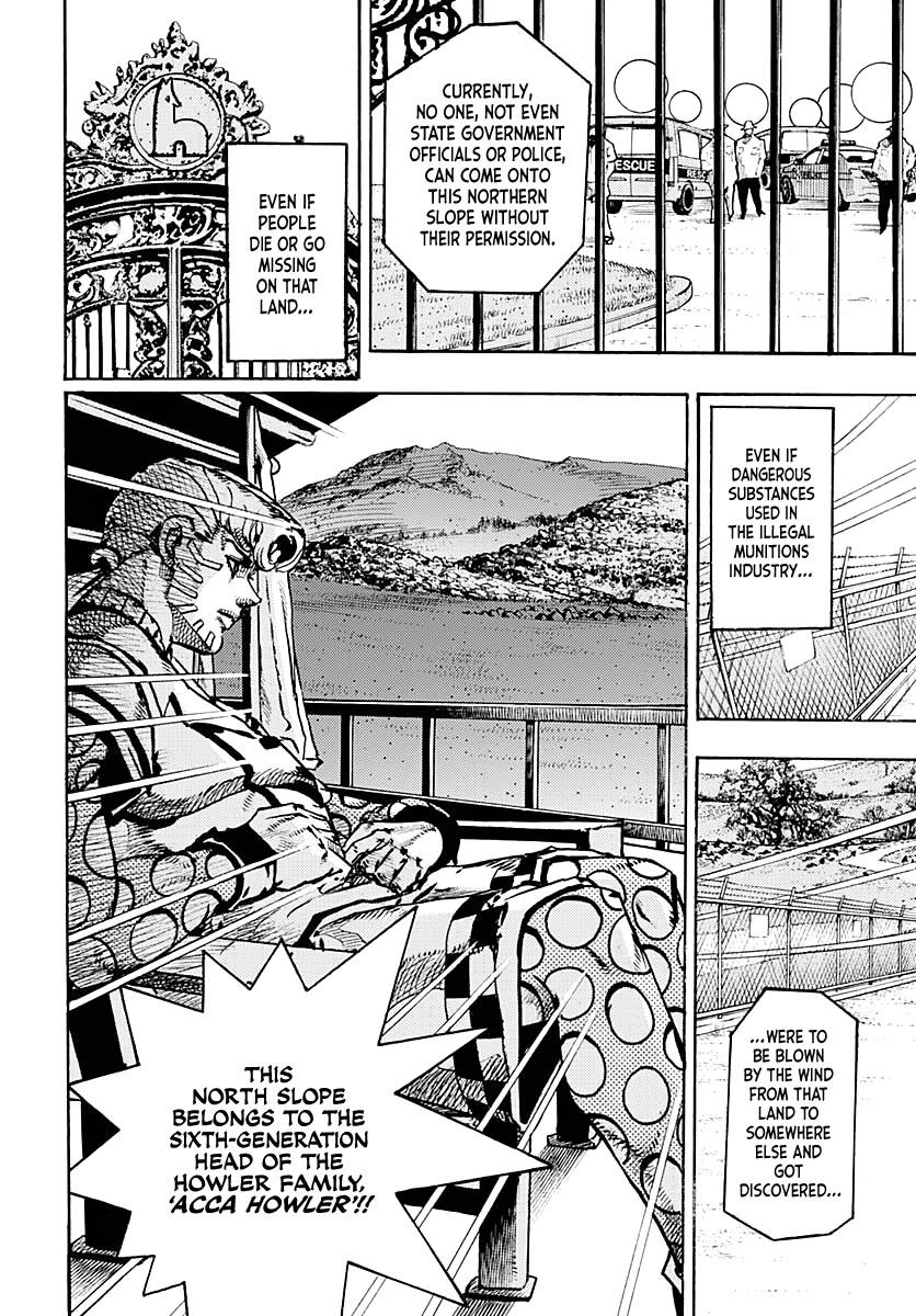 JoJo's Bizarre Adventure Part 9 - The JOJOLands Chapter 19 page 6 - Chapter 19: Glory Days Part 1