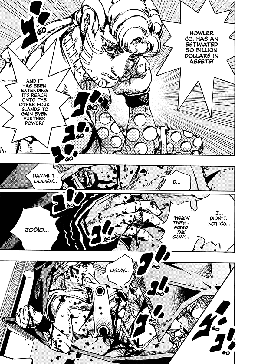 JoJo's Bizarre Adventure Part 9 - The JOJOLands Chapter 19 page 7 - Chapter 19: Glory Days Part 1