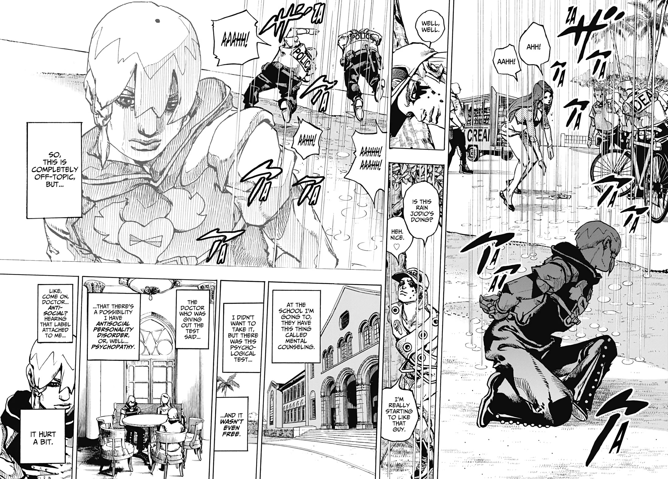 JoJo's Bizarre Adventure Part 9 - The JOJOLands Chapter 2 page 21 - Chapter 2: The Japanese Person on Hawai'i Island