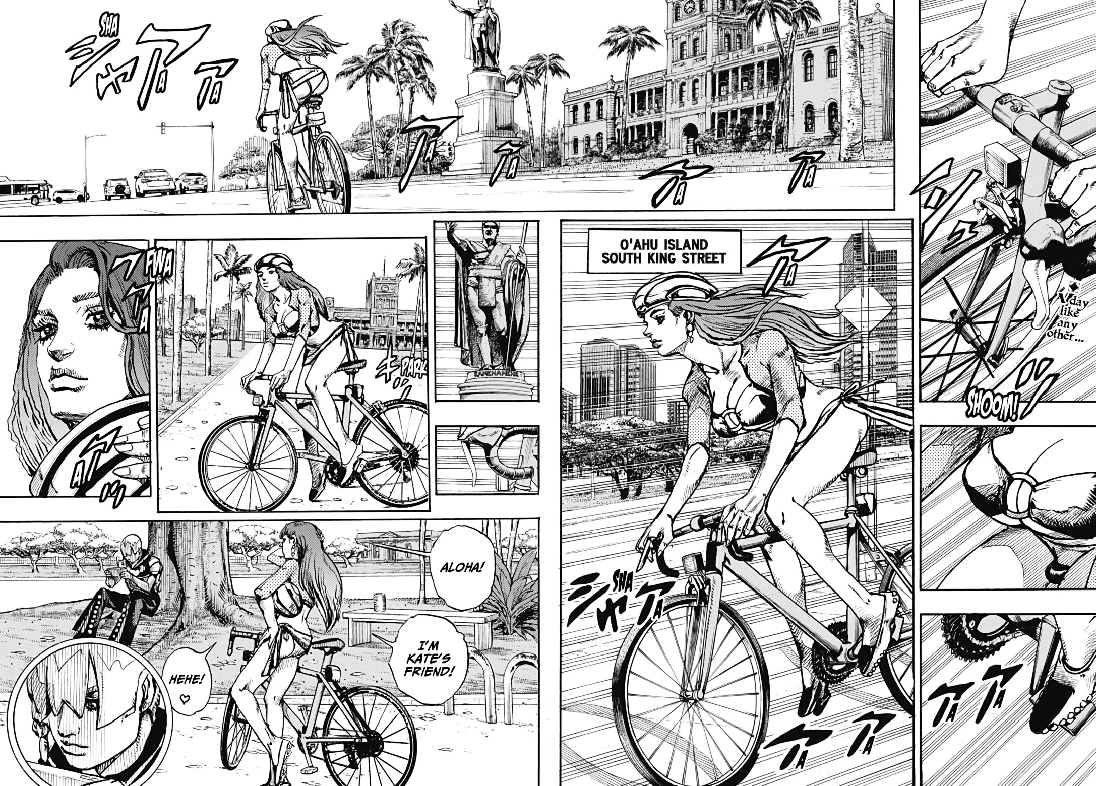 JoJo's Bizarre Adventure Part 9 - The JOJOLands Chapter 2 page 3 - Chapter 2: The Japanese Person on Hawai'i Island