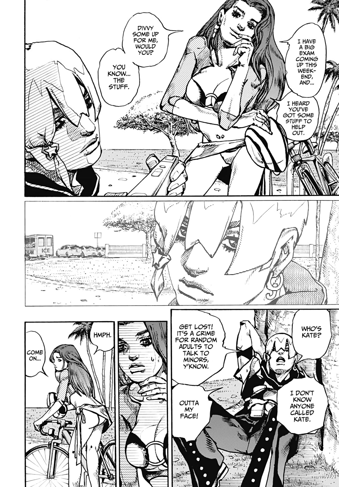 JoJo's Bizarre Adventure Part 9 - The JOJOLands Chapter 2 page 4 - Chapter 2: The Japanese Person on Hawai'i Island