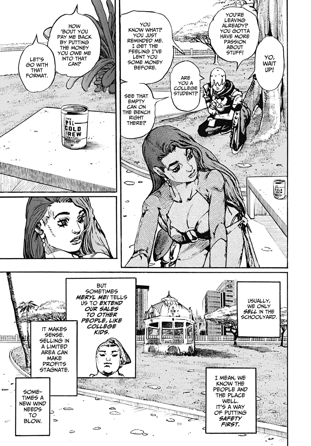 JoJo's Bizarre Adventure Part 9 - The JOJOLands Chapter 2 page 5 - Chapter 2: The Japanese Person on Hawai'i Island
