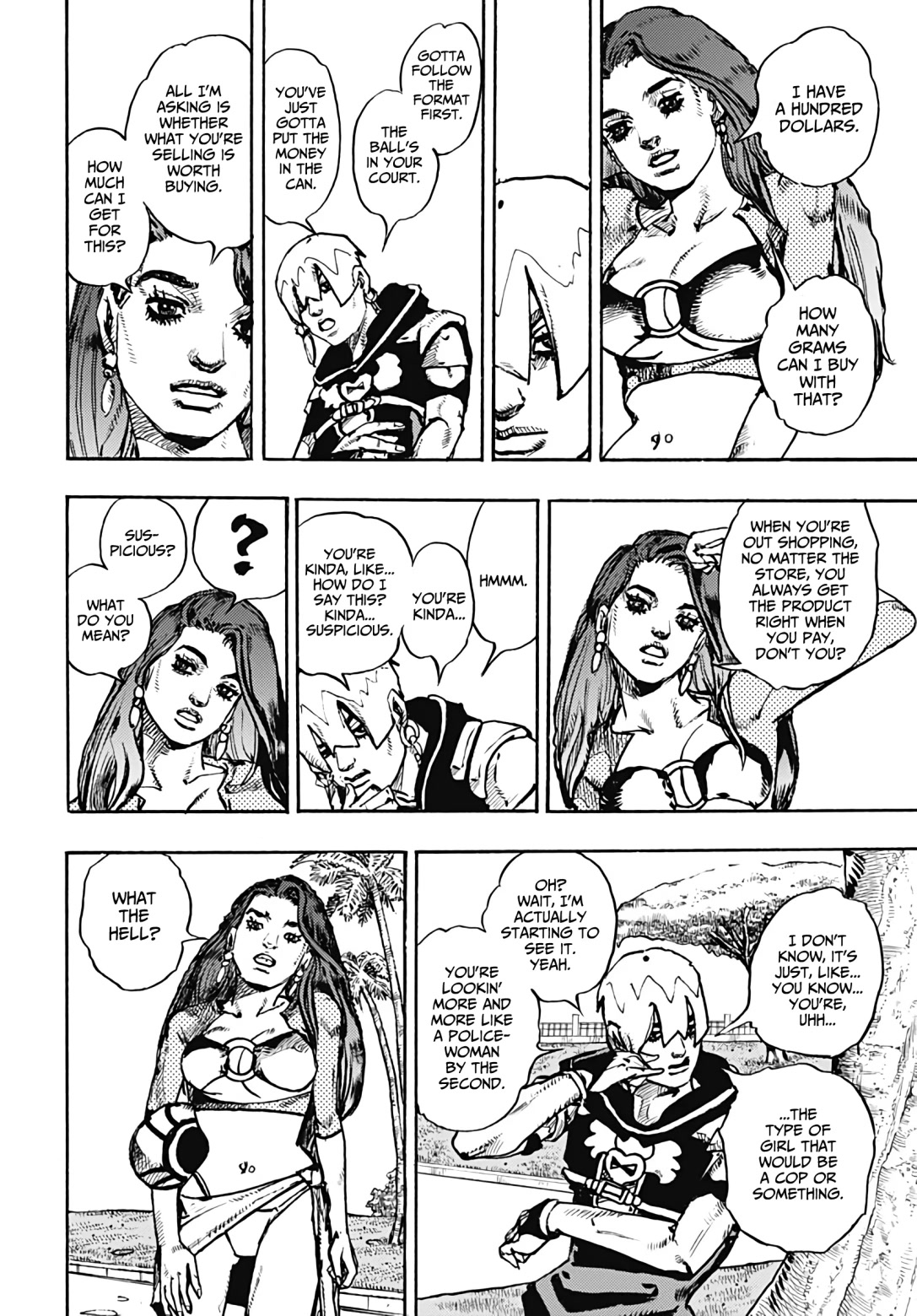 JoJo's Bizarre Adventure Part 9 - The JOJOLands Chapter 2 page 6 - Chapter 2: The Japanese Person on Hawai'i Island