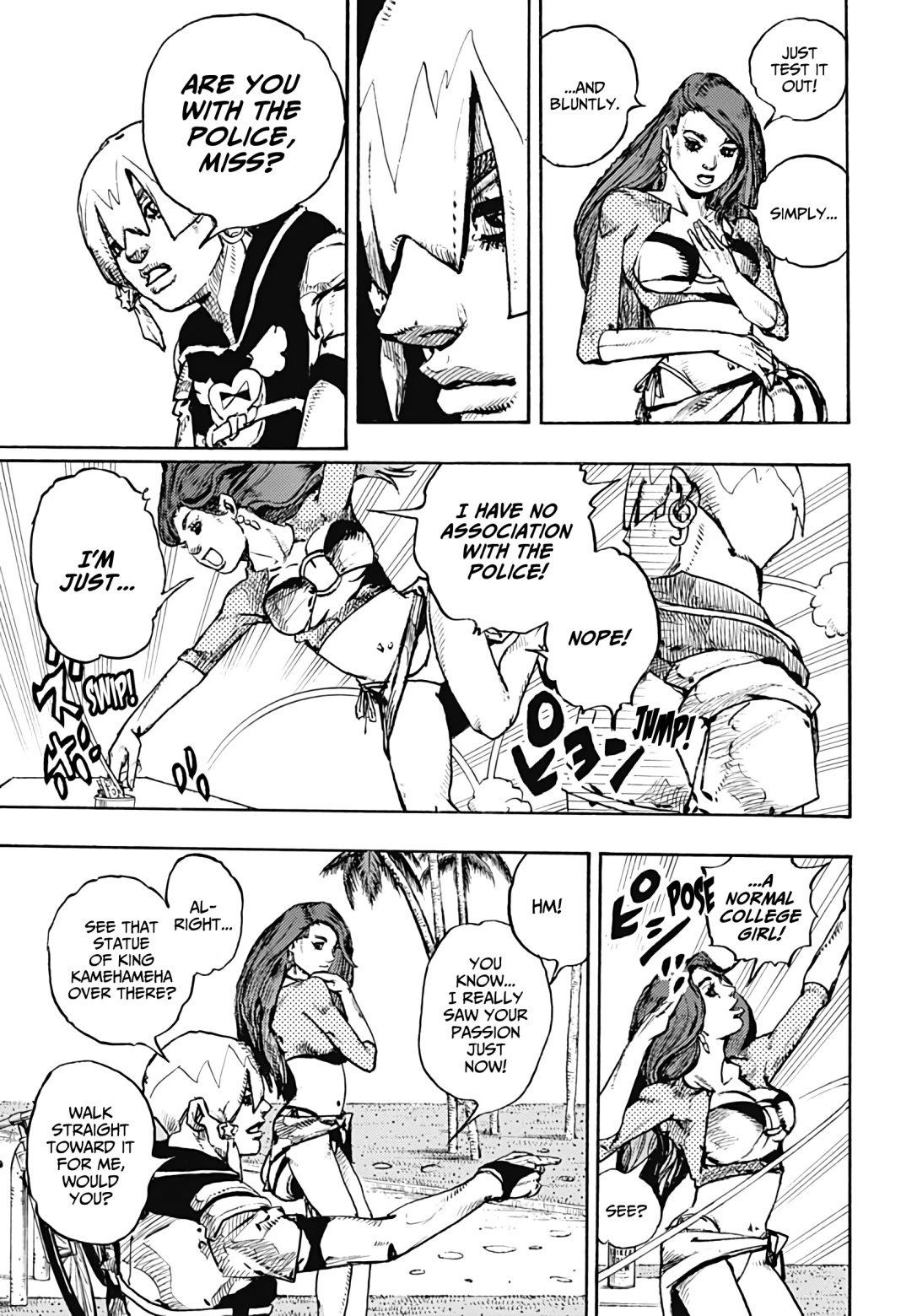 JoJo's Bizarre Adventure Part 9 - The JOJOLands Chapter 2 page 9 - Chapter 2: The Japanese Person on Hawai'i Island