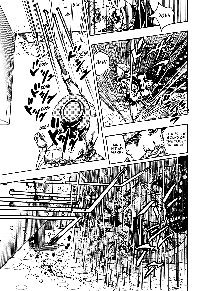 JoJo's Bizarre Adventure Part 9 - The JOJOLands Chapter 20 page 11 - Chapter 20: Glory Days Part 2