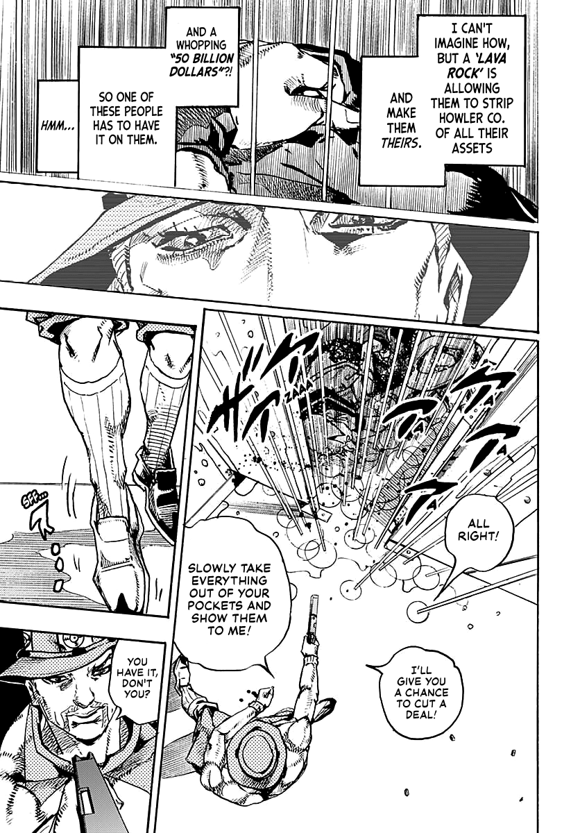 JoJo's Bizarre Adventure Part 9 - The JOJOLands Chapter 20 page 15 - Chapter 20: Glory Days Part 2