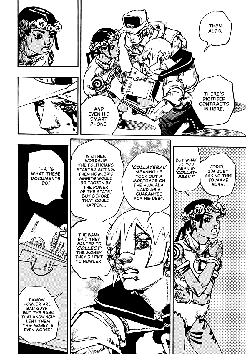 JoJo's Bizarre Adventure Part 9 - The JOJOLands Chapter 20 page 35 - Chapter 20: Glory Days Part 2