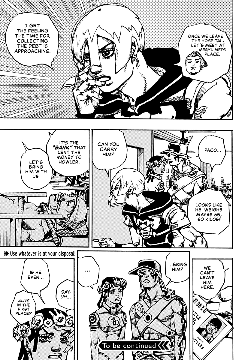 JoJo's Bizarre Adventure Part 9 - The JOJOLands Chapter 20 page 38 - Chapter 20: Glory Days Part 2