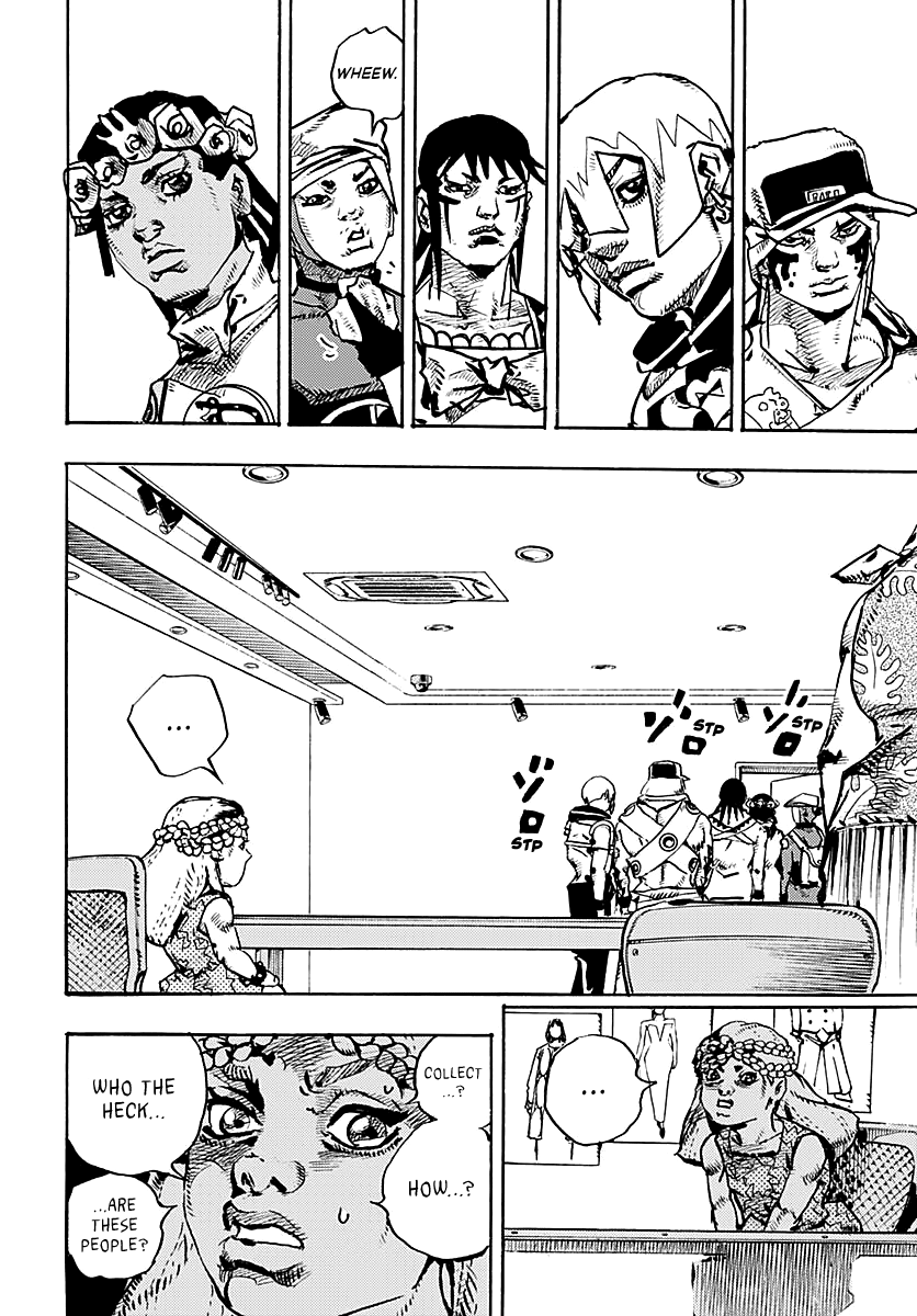 JoJo's Bizarre Adventure Part 9 - The JOJOLands Chapter 21 page 20 - Chapter 21: Howler Co. Impropriety Suspicions
