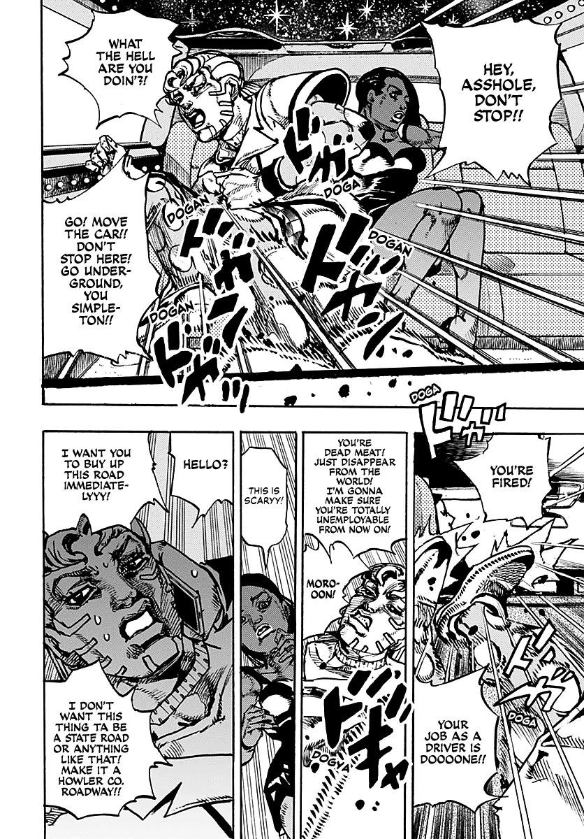 JoJo's Bizarre Adventure Part 9 - The JOJOLands Chapter 21 page 22 - Chapter 21: Howler Co. Impropriety Suspicions