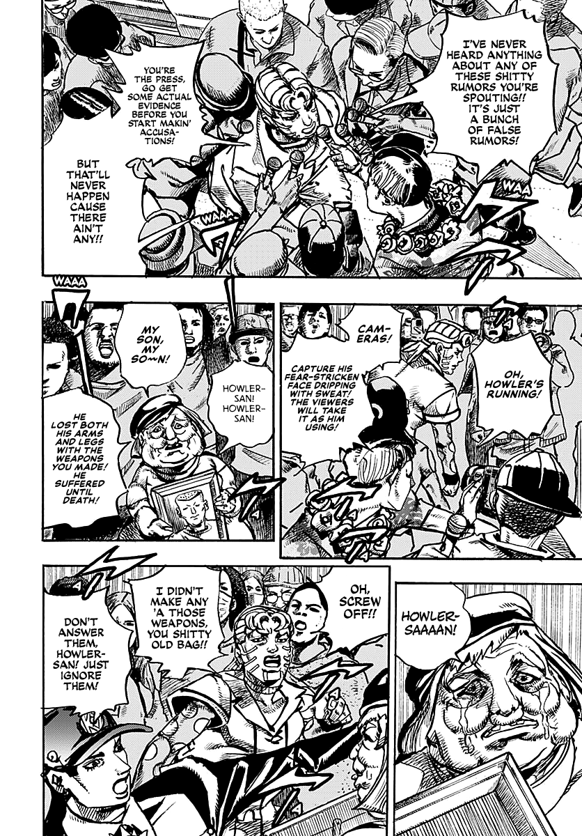 JoJo's Bizarre Adventure Part 9 - The JOJOLands Chapter 21 page 25 - Chapter 21: Howler Co. Impropriety Suspicions