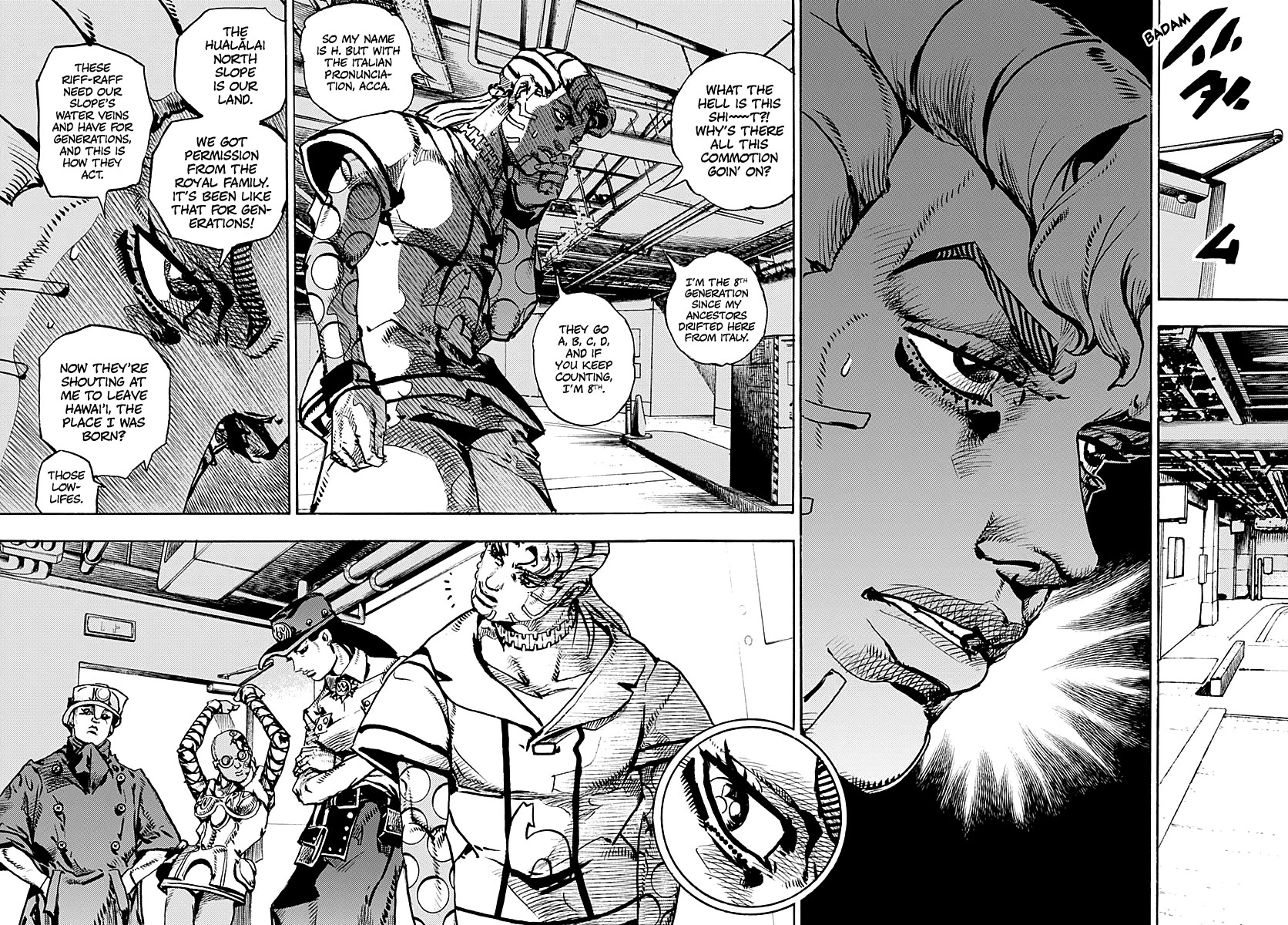 JoJo's Bizarre Adventure Part 9 - The JOJOLands Chapter 21 page 27 - Chapter 21: Howler Co. Impropriety Suspicions