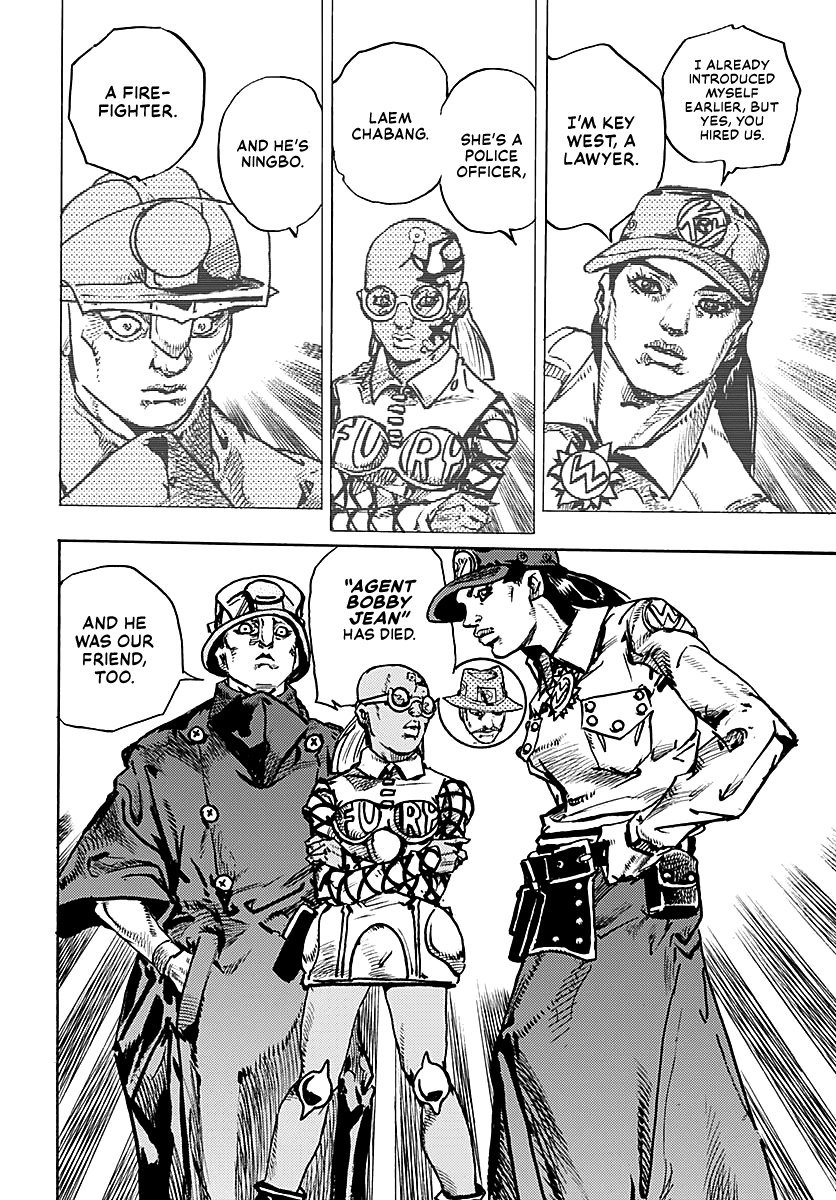 JoJo's Bizarre Adventure Part 9 - The JOJOLands Chapter 21 page 29 - Chapter 21: Howler Co. Impropriety Suspicions