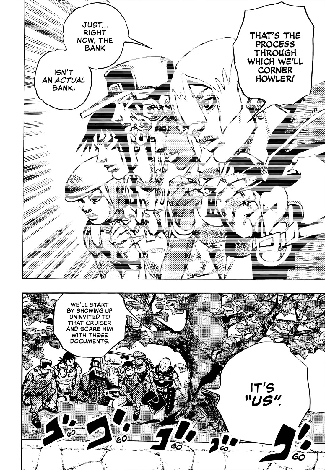JoJo's Bizarre Adventure Part 9 - The JOJOLands Chapter 22 page 11 - Chapter 22: Dolphin Bank's Debt Collection Part 1