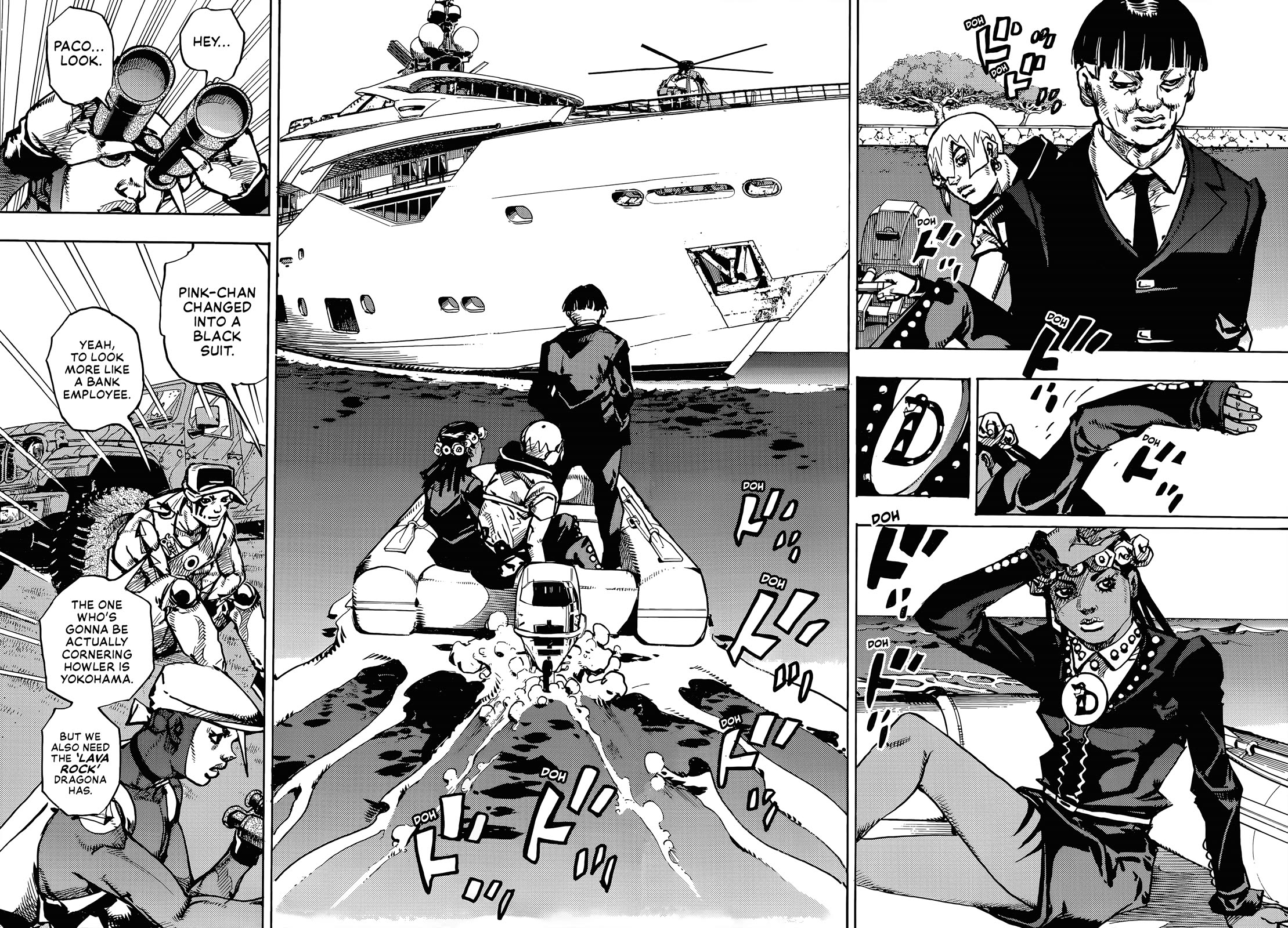 JoJo's Bizarre Adventure Part 9 - The JOJOLands Chapter 22 page 13 - Chapter 22: Dolphin Bank's Debt Collection Part 1