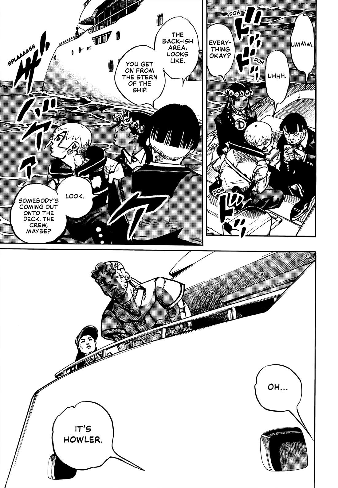 JoJo's Bizarre Adventure Part 9 - The JOJOLands Chapter 22 page 15 - Chapter 22: Dolphin Bank's Debt Collection Part 1