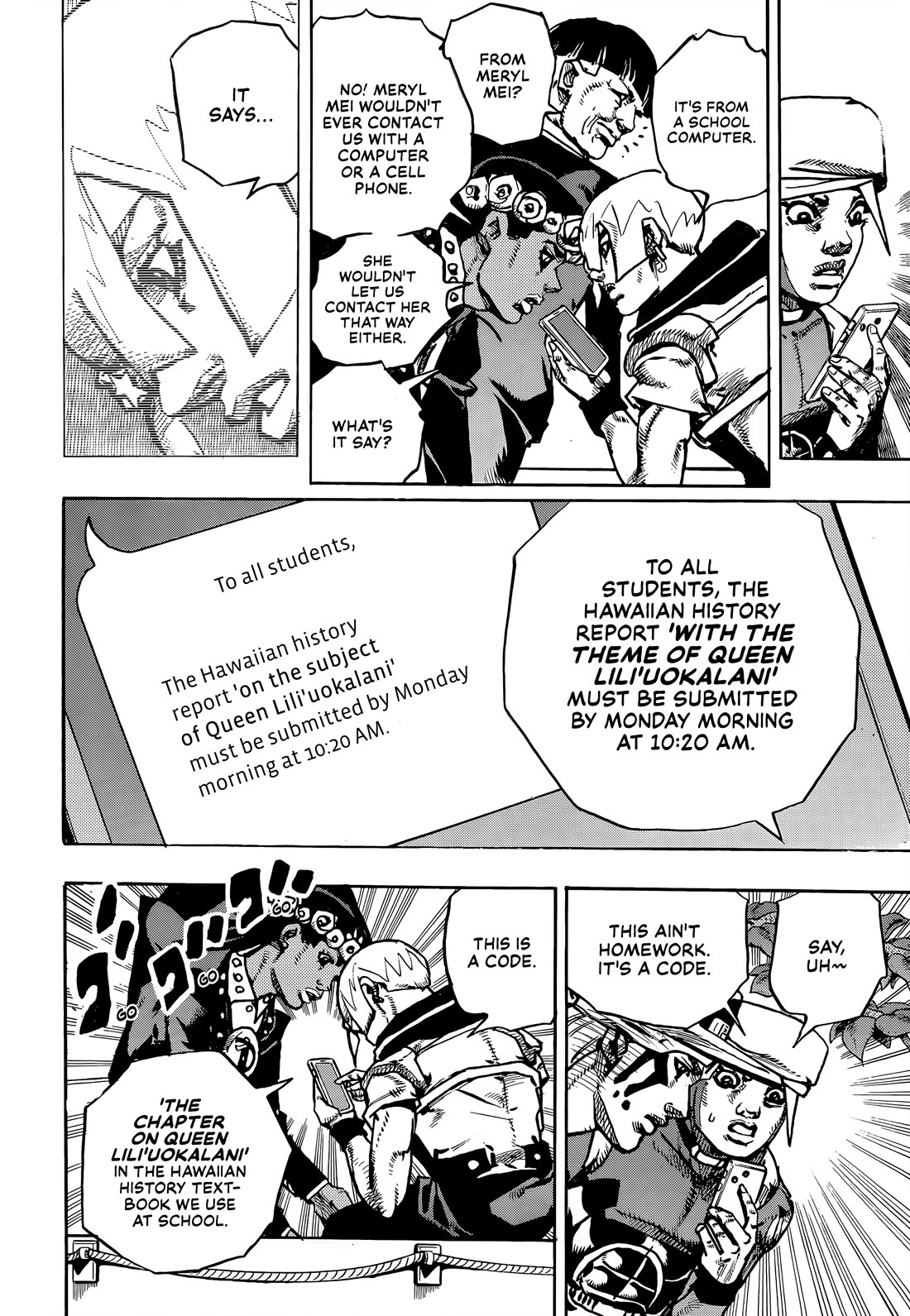 JoJo's Bizarre Adventure Part 9 - The JOJOLands Chapter 22 page 17 - Chapter 22: Dolphin Bank's Debt Collection Part 1