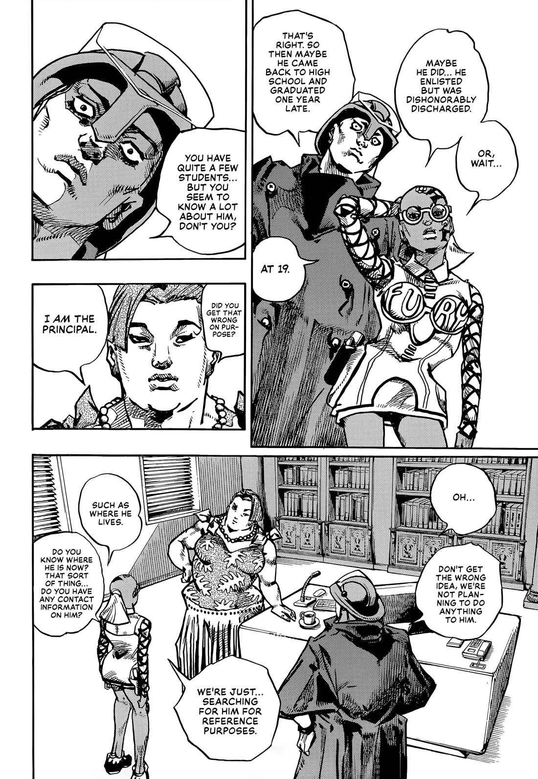 JoJo's Bizarre Adventure Part 9 - The JOJOLands Chapter 22 page 22 - Chapter 22: Dolphin Bank's Debt Collection Part 1