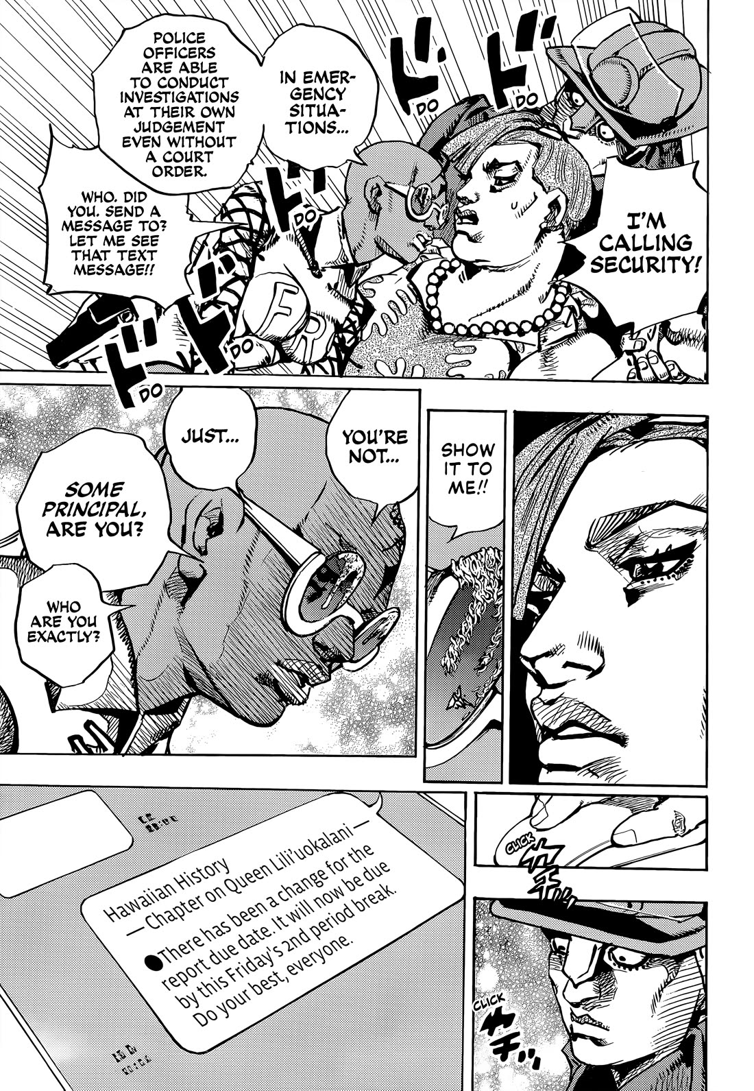 JoJo's Bizarre Adventure Part 9 - The JOJOLands Chapter 22 page 28 - Chapter 22: Dolphin Bank's Debt Collection Part 1