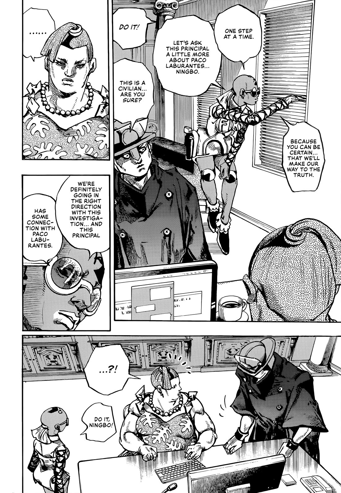 JoJo's Bizarre Adventure Part 9 - The JOJOLands Chapter 22 page 31 - Chapter 22: Dolphin Bank's Debt Collection Part 1