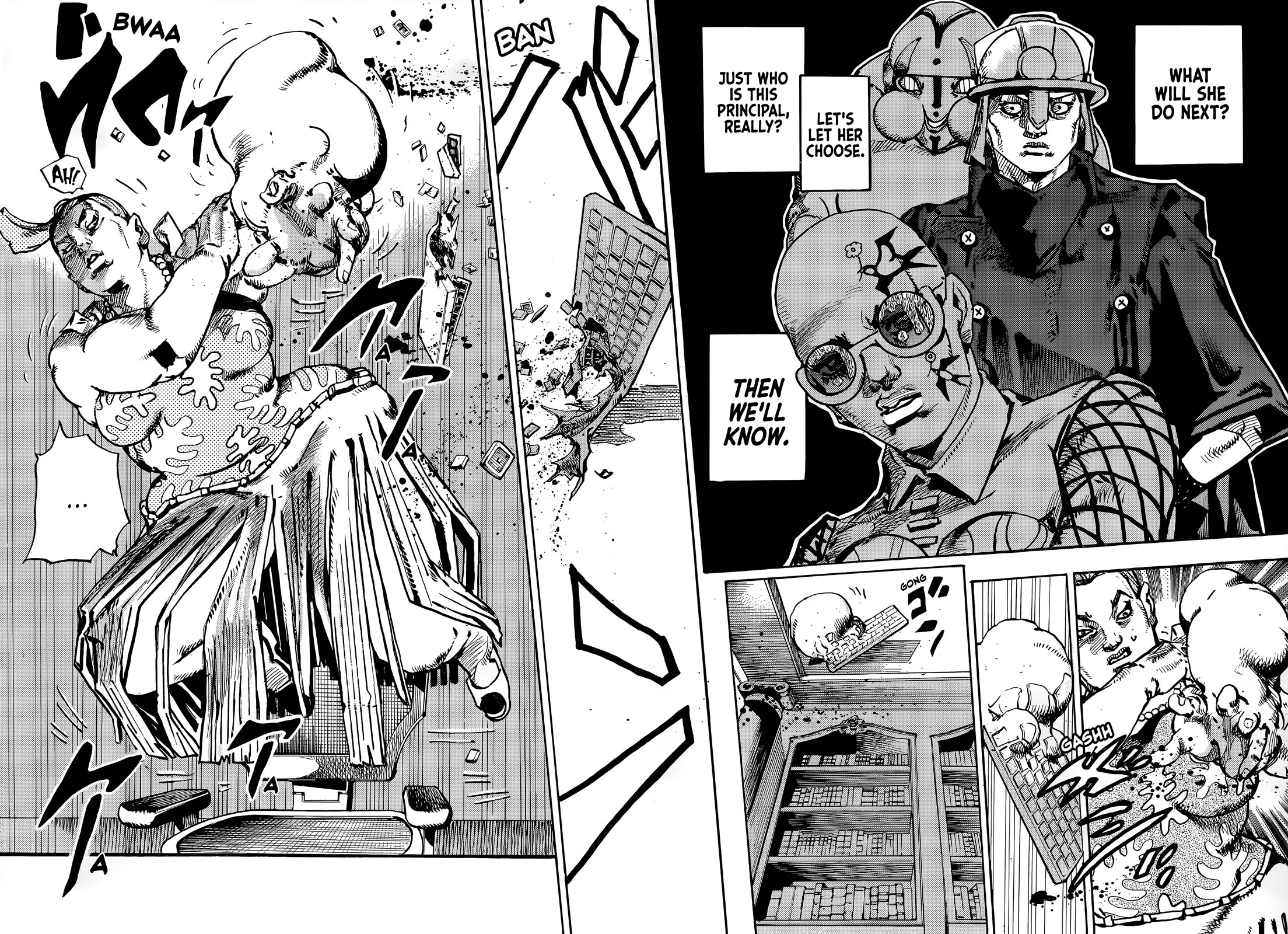 JoJo's Bizarre Adventure Part 9 - The JOJOLands Chapter 22 page 34 - Chapter 22: Dolphin Bank's Debt Collection Part 1