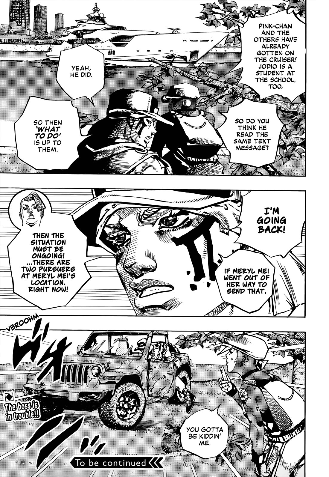 JoJo's Bizarre Adventure Part 9 - The JOJOLands Chapter 22 page 36 - Chapter 22: Dolphin Bank's Debt Collection Part 1