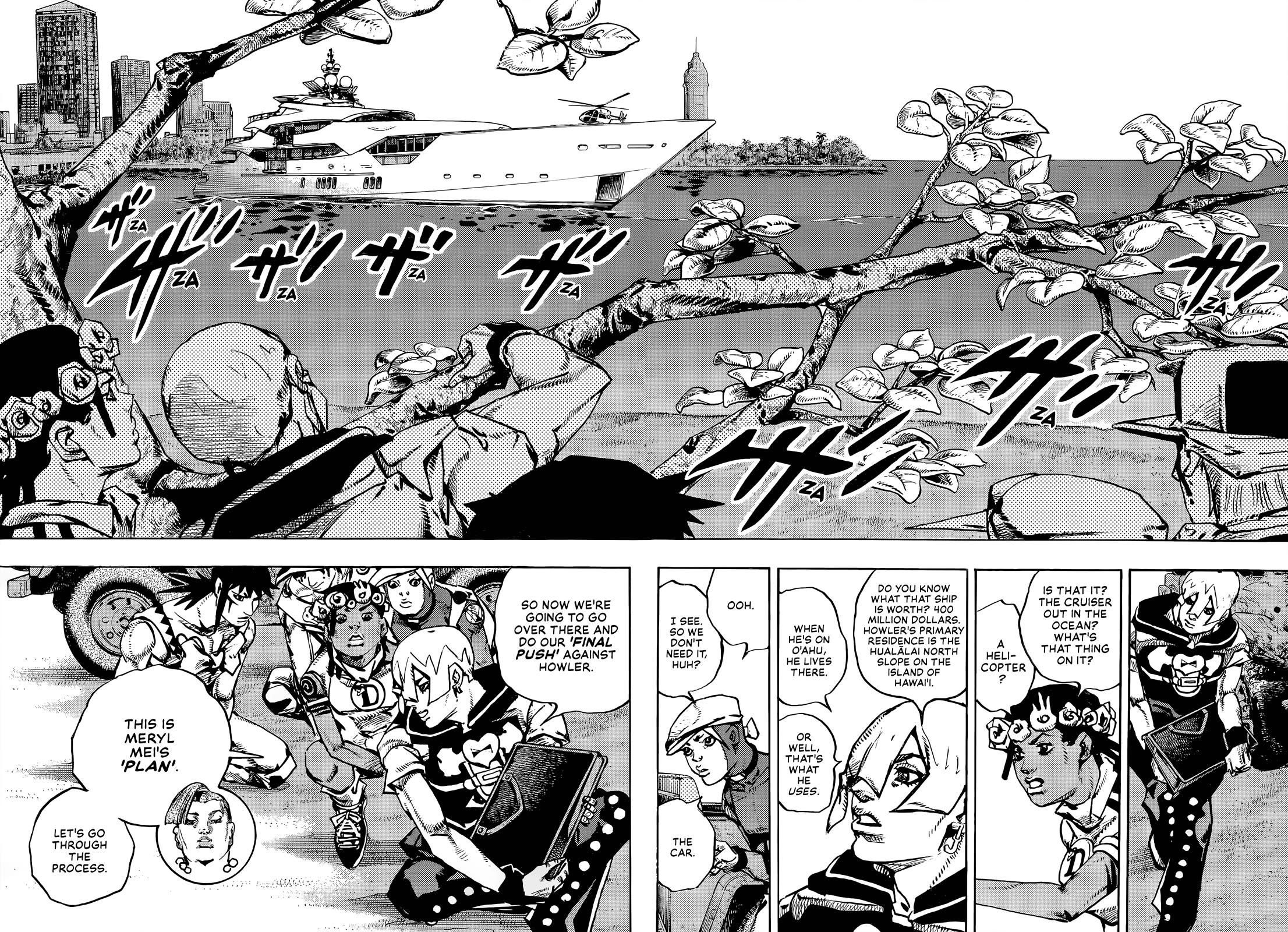 JoJo's Bizarre Adventure Part 9 - The JOJOLands Chapter 22 page 8 - Chapter 22: Dolphin Bank's Debt Collection Part 1