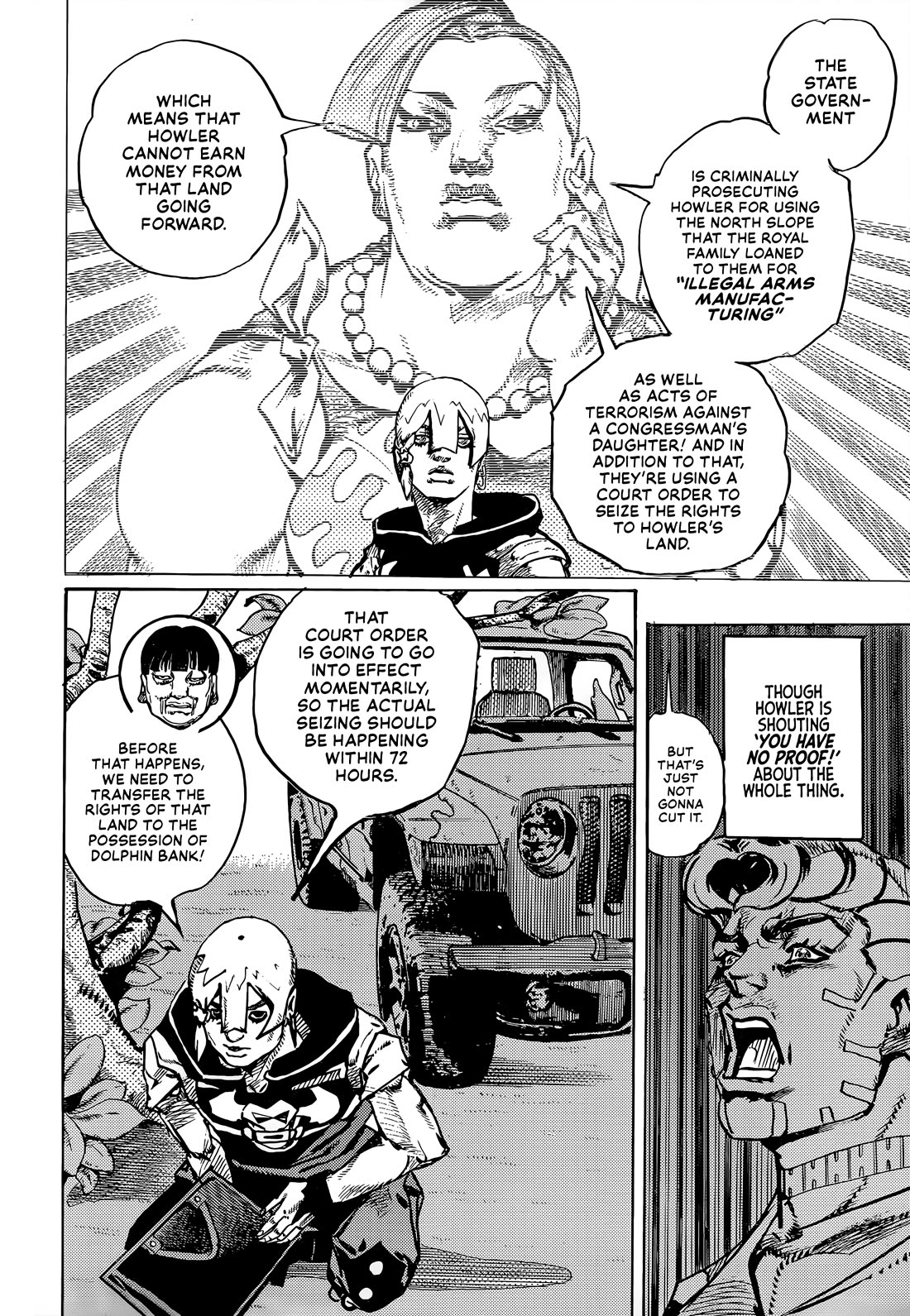 JoJo's Bizarre Adventure Part 9 - The JOJOLands Chapter 22 page 9 - Chapter 22: Dolphin Bank's Debt Collection Part 1