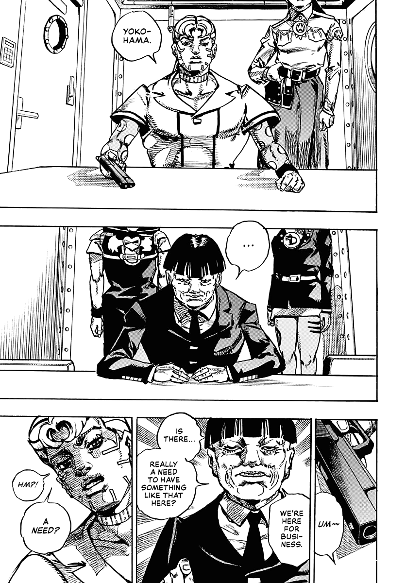 JoJo's Bizarre Adventure Part 9 - The JOJOLands Chapter 23 page 21 - Chapter 23: Dolphin Bank's Debt Collection Part 2