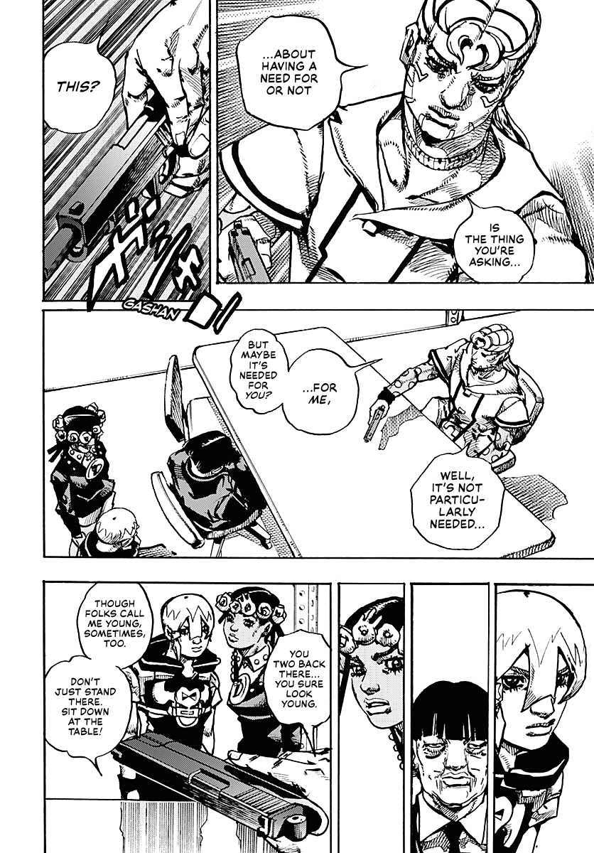 JoJo's Bizarre Adventure Part 9 - The JOJOLands Chapter 23 page 22 - Chapter 23: Dolphin Bank's Debt Collection Part 2